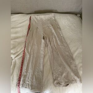 Wide-Leg linen Pants